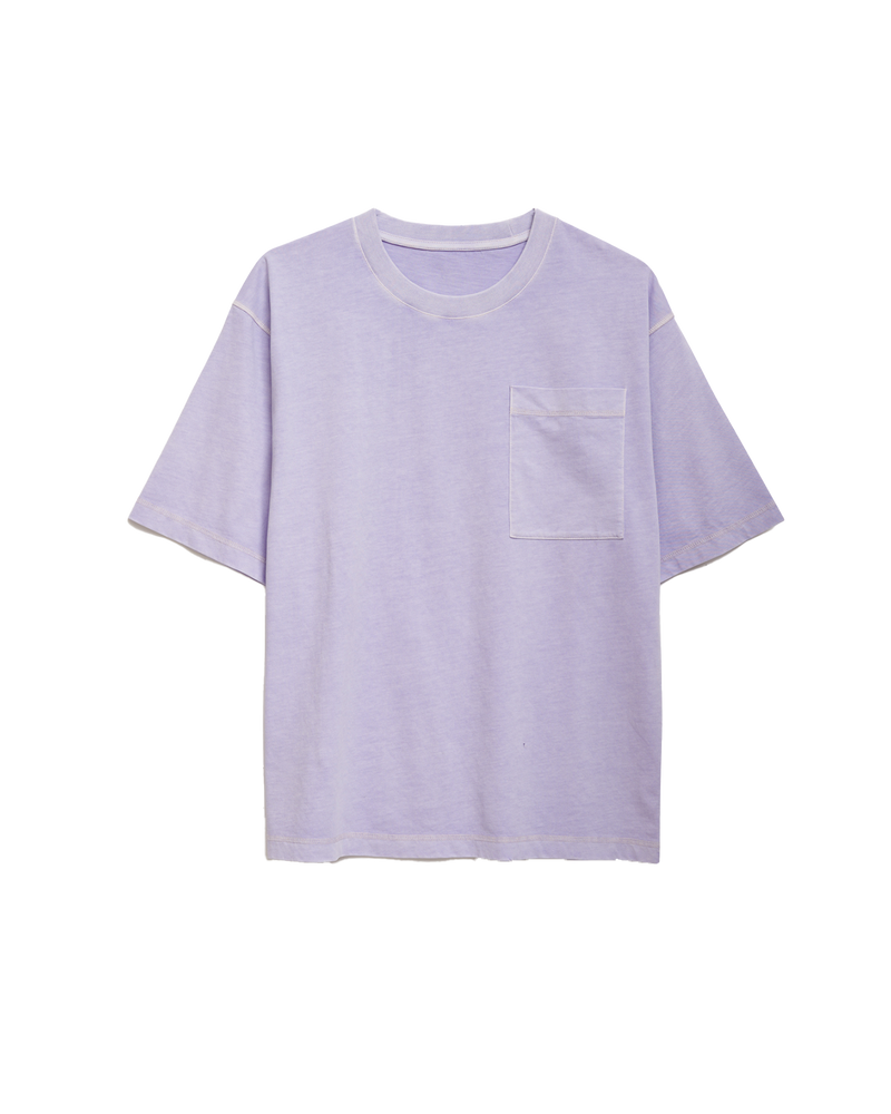 Relaxed Tee in Faded Lilac