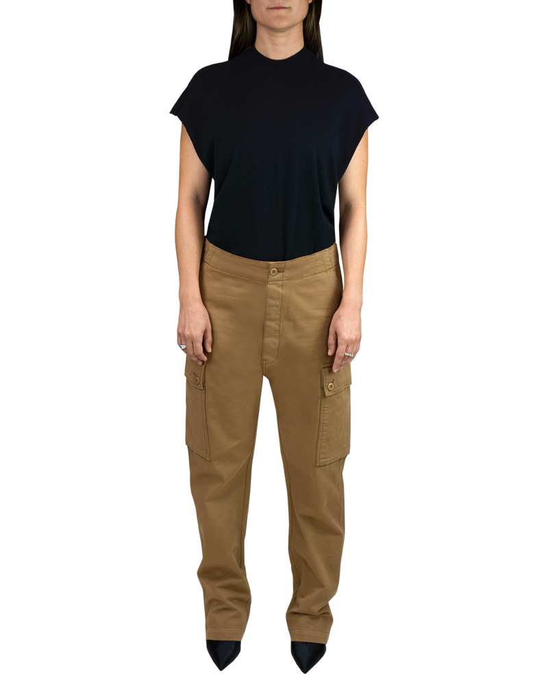Women's Cargo Pant in Ermine-full view (front)